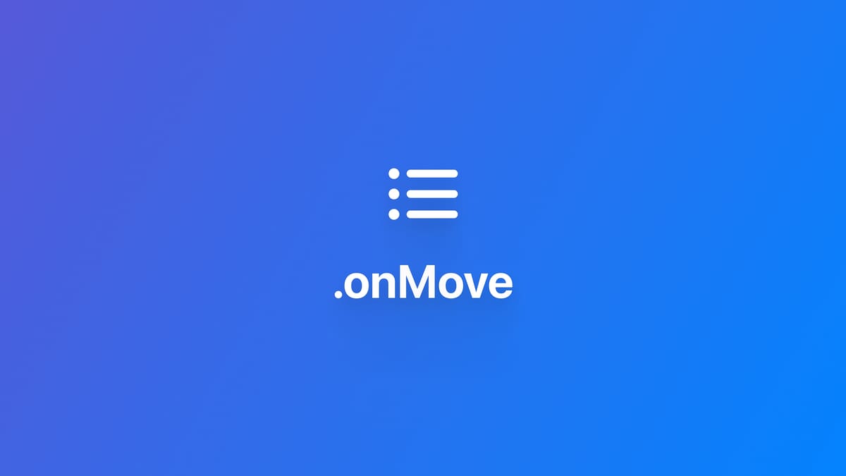 List｜使用 .onMove 添加拖拽排序功能