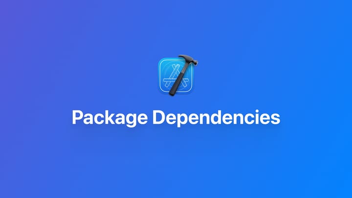 使用 Xcode package dependencies 管理依赖库