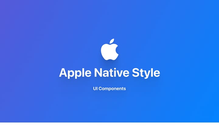 创建 Apple 原生应用 UI 组件外观