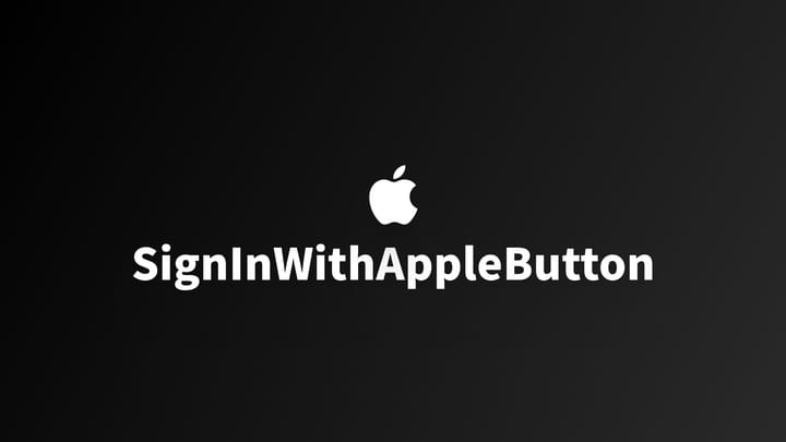 认证｜SignInWithAppleButton 组件的问题